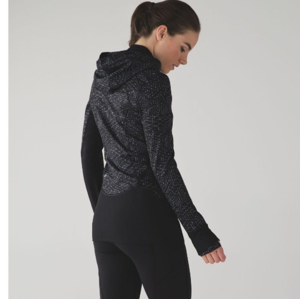 Lululemon Daily Practice Black Zip Up Jacket, Size 4